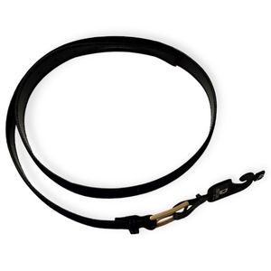 Don Loper of Beverly Hills Vintage Belt Blue Fabric with Goldtone Buckle